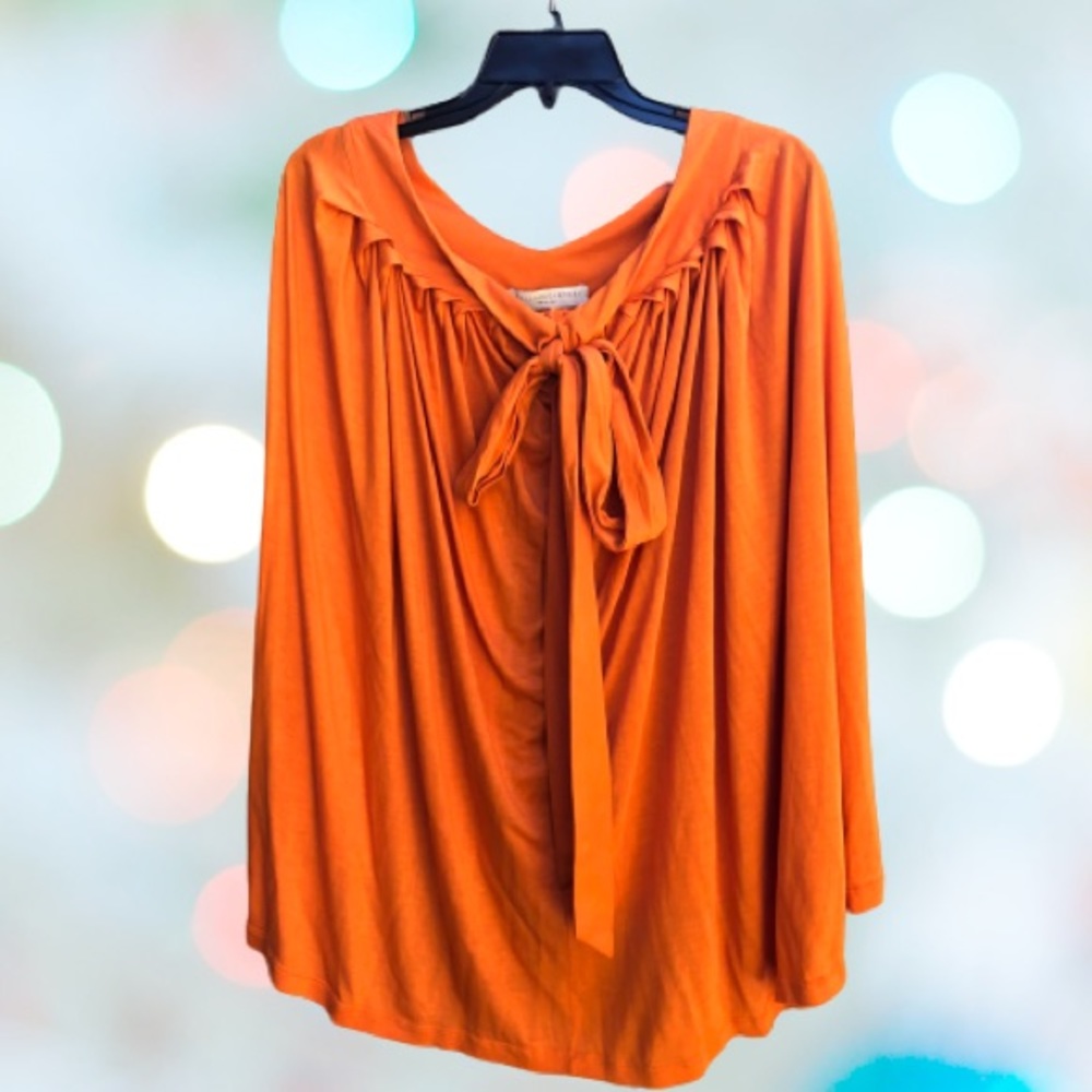 STELLA MCCARTNEY orange poncho, size, made in Italy, EU38, NWT